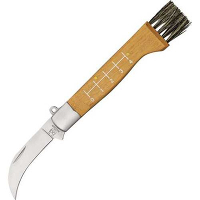 Rough Rider 1400 Mushroom Folding Knife with Brush