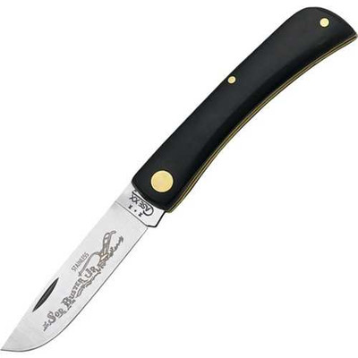 Case XX Sod Buster Jr Folding Knife Black Synthetic