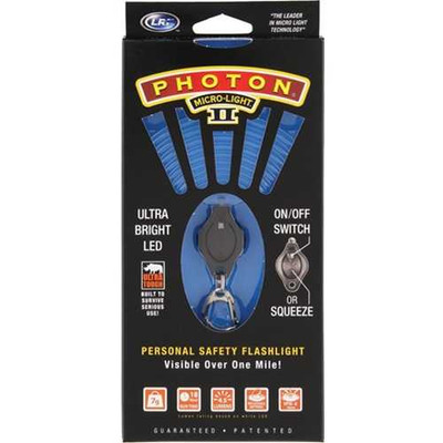 Photon Micro-Light II Blue Keychain Flashlight
