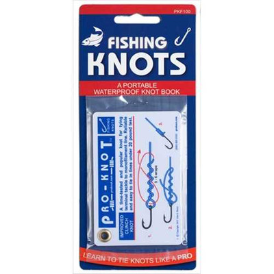 Pro-Knot Fishing Knot Cards Waterproof Reference Guide