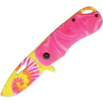Rough Rider 1555 Tie Dyed Pocket Assisted Opening Knife