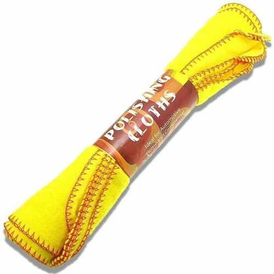 4 Pack 12"x12" Washable Polishing Cloths