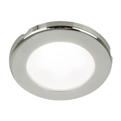 Hella EuroLED 75 24V White Stainless Screw-Mount Downlight