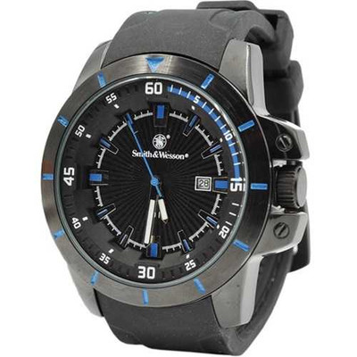 Smith & Wesson Black and Blue Trooper Watch