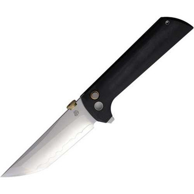 North Mountain Blade Chop 2 Button Lock Black Folding Knife