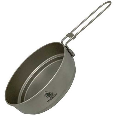 Pathfinder 204 Titanium Skillet 5.25 Inch Folding Handle 2.6 oz TA1 Titanium