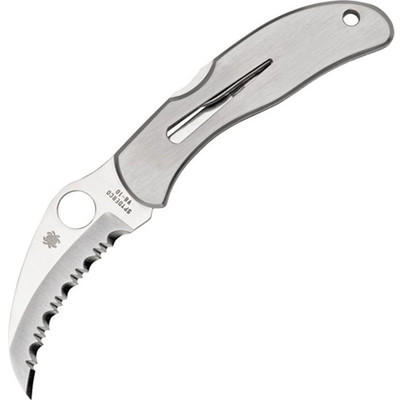 Spyderco 8S Harpy with Hawkbill Blade Lockback Knife