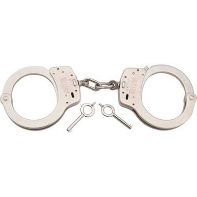 Smith & Wesson Solid Nickel Handcuffs Double Lock Design