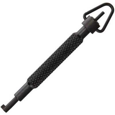 UZI Rotating Handcuff Key Black Stainless 3.75 Inch