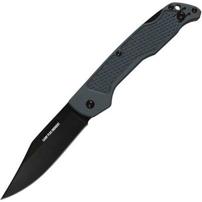 Ontario Camp Plus EDC Midnight Gray Lockback Knife