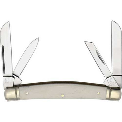 Rough Rider Congress White Smooth Bone Pocket Knife