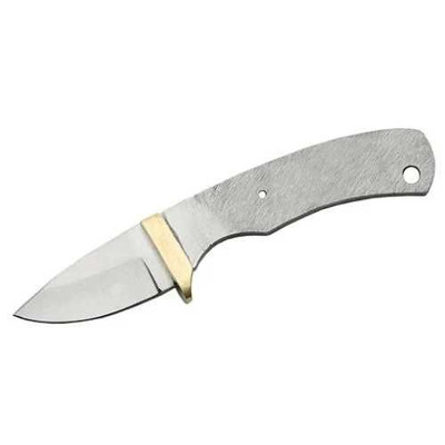 Small Drop Point Stainless Full Tang Knife Blade Blank