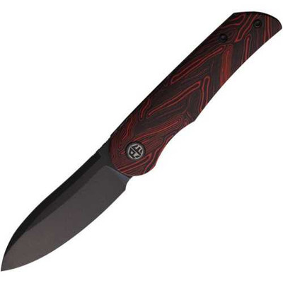 Petrified Fish El Camino Red 4.25 Inch Linerlock Knife