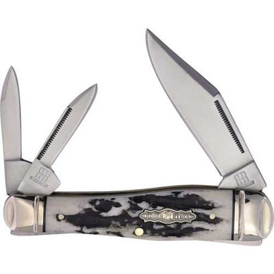 Rough Rider Whittler Black Stag Bone Knife