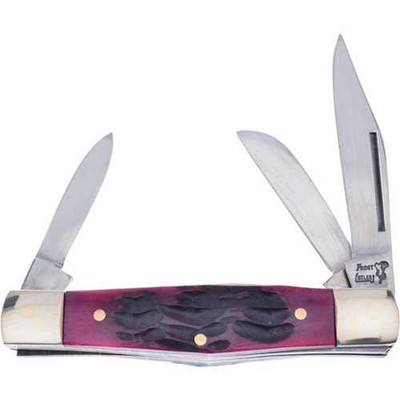 Frost Cutlery Baby Diamond Back Red Walnut 2.75" Knife