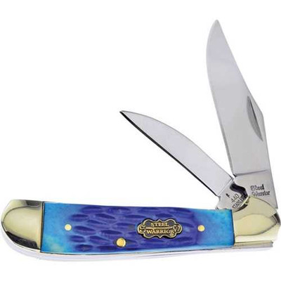 Frost Cutlery Locking Copperhead Blue Bone Knife
