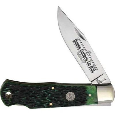 Queen Green Bone with Gift Tin Lockback Knife