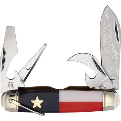 Rough Rider Texas Star Camp Knife with Multi-Tools