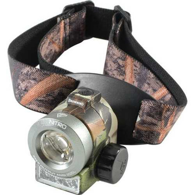 Browning Nitro Camo LED Headlamp 255 Lumens