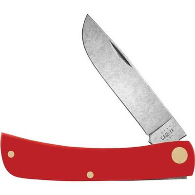 Case Cutlery Sod Buster Jr Red Smooth Handle Knife
