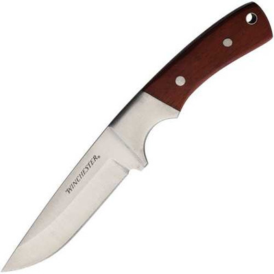 Winchester Hunter Fixed Blade Knife with Wood Handle