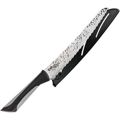 Kai USA Luna Bread Serrated Blade Knife with Sheath