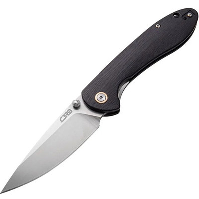 CJRB Feldspar Linerlock Black G10 Folding Knife