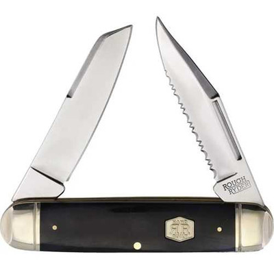 Rough Rider Carnivore Jack 2 Black Smooth Bone Knife