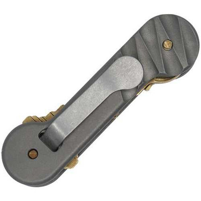 KeyBar Carved Titanium Key Organizer Holds Up to 12 Keys