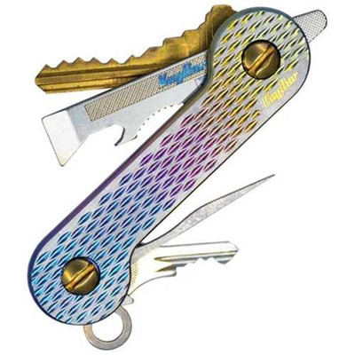KeyBar Titanium Scales Key Organizer Spectrum Anodized