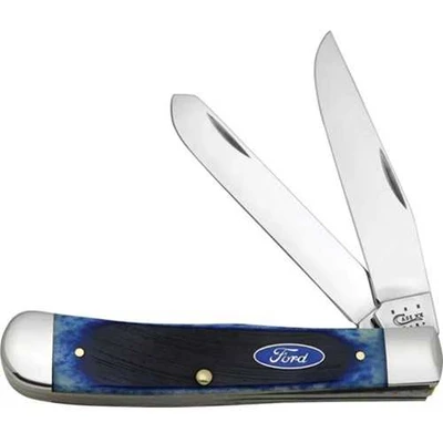 Case Ford 6254 Trapper Blue Sawcut Bone Knife