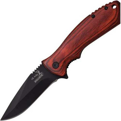 Elk Ridge A002PW Black Blade Assisted Opening Knife