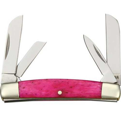 Rough Rider Tiny Congress Pink Bone Knife
