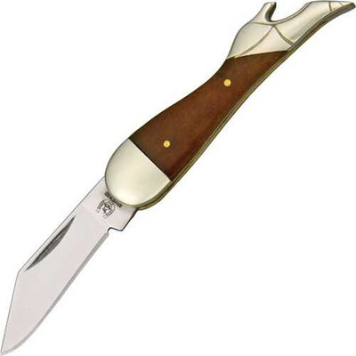 Rough Rider Mini Leg Knife Tobacco Bone