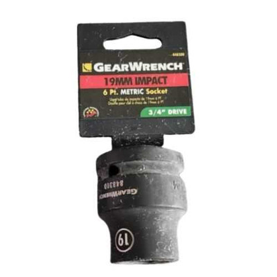 Gearwrench 84830D 19mm 3/4 Inch Drive Impact Socket
