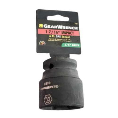 Gearwrench 84811 3/4 Inch Drive 1-7/16 SAE Socket