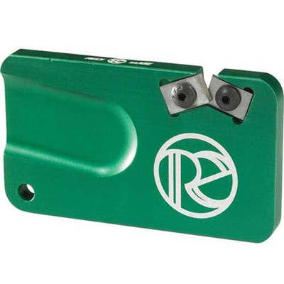 Redi Edge Green Pocket Knife Sharpener with Sheath