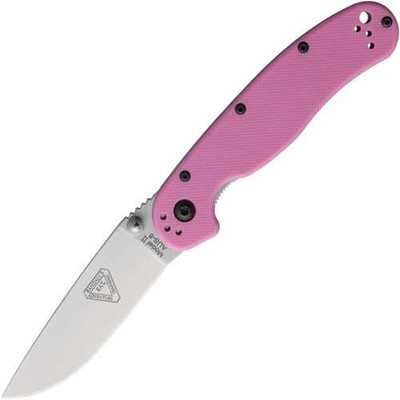 Ontario RAT II Pink Nylon AUS-8 Linerlock Knife