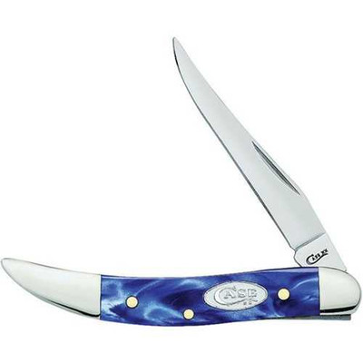 Case Small Toothpick Blue Kirinite Folding Knife