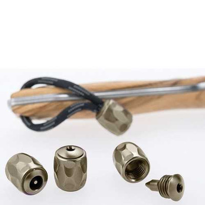 LionSTEEL TiP Bronze Titanium Lanyard Bead