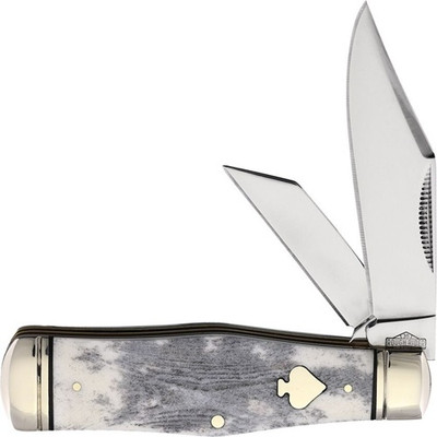 Rough Rider Appaloosa Bone Coke Bottle Folding Knife