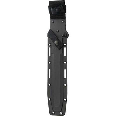Ka-Bar Black Handle Fixed Blade Knife with Polymer Sheath