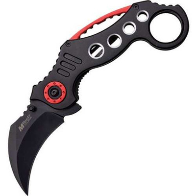 MTech Karambit Black Aluminum Linerlock Folding Knife