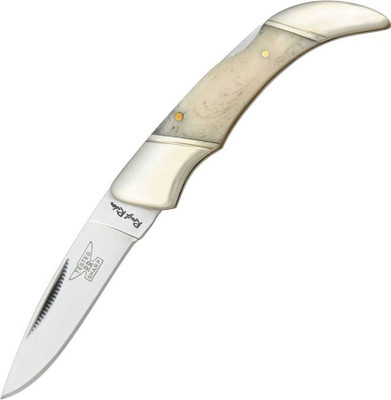 Rough Rider White Bone Small Lockback Folding Knife