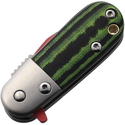 Rough Rider Watermelon Linerlock Folding Knife with G10 Handle