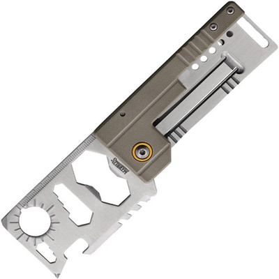 Marbles Multi Function Folder 8 Tool Tan G10 Money Clip