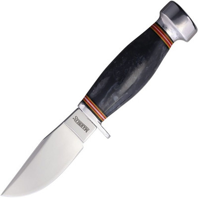 Marbles Fixed Blade Hunter with Black Acrylic Handle