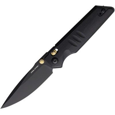 Real Steel Sacra Slide Lock Blackout Folding Knife
