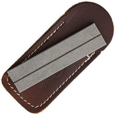 Eze-Lap Pocket Diamond Sharpener Coarse with Leather Pouch