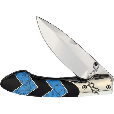 Rough Rider Turquoise Peak Linerlock Pocket Knife